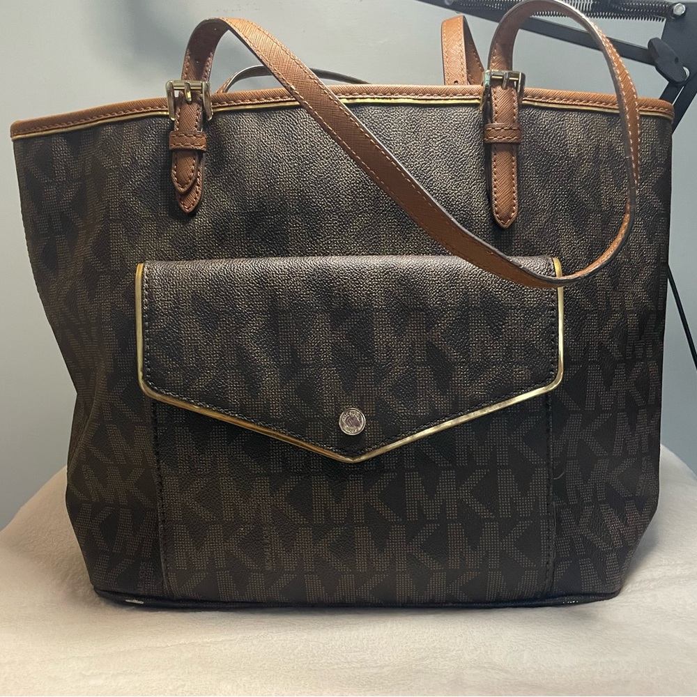 Michael Kors Brown Tote Bag